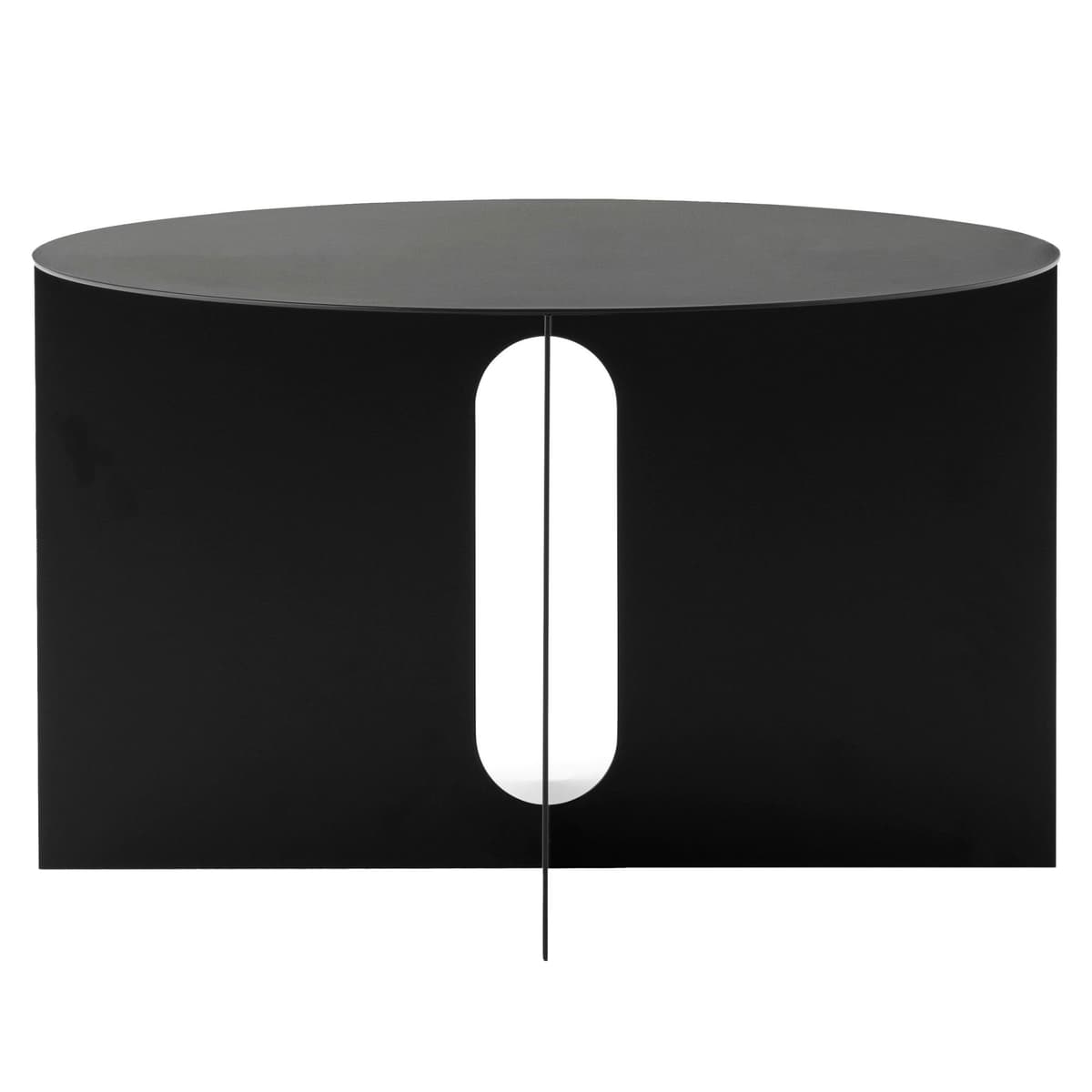 Audo Copenhagen Androgyne BijzettafelØ63 Zwart Staal