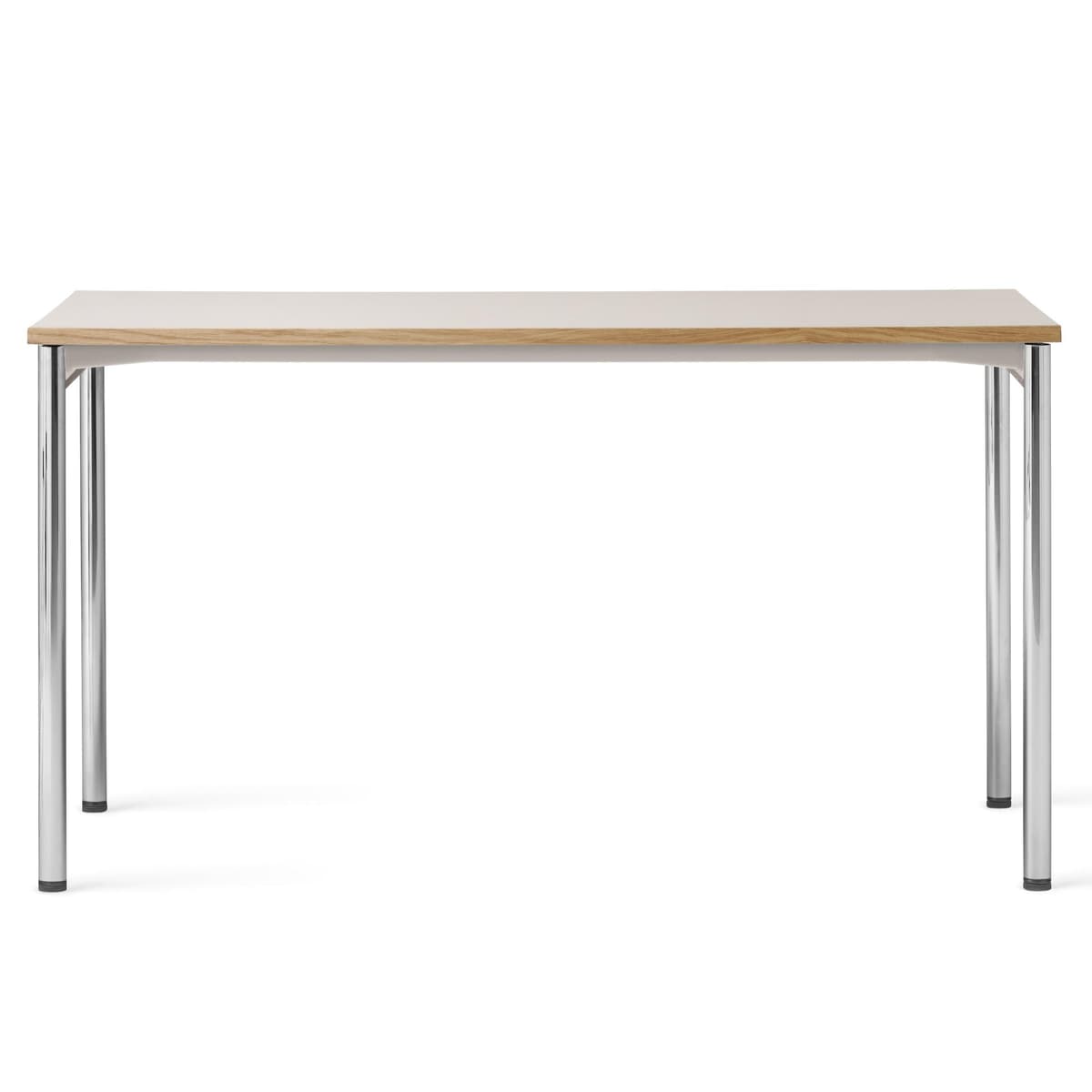 Audo Copenhagen Co Eettafel 140x70 Chroom/crème
