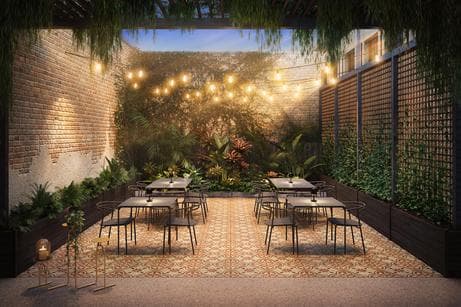 AYTM Novo Tuintafel 90x240 Ginger Bread thumbnail 4