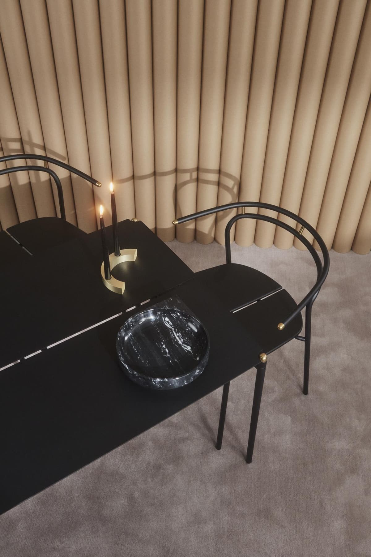 AYTM Novo Tuintafel 80x160 Zwart thumbnail 3