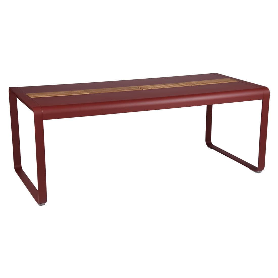 Fermob Bellevie Tuintafel 196x90 Met Opbergruimte Chili
