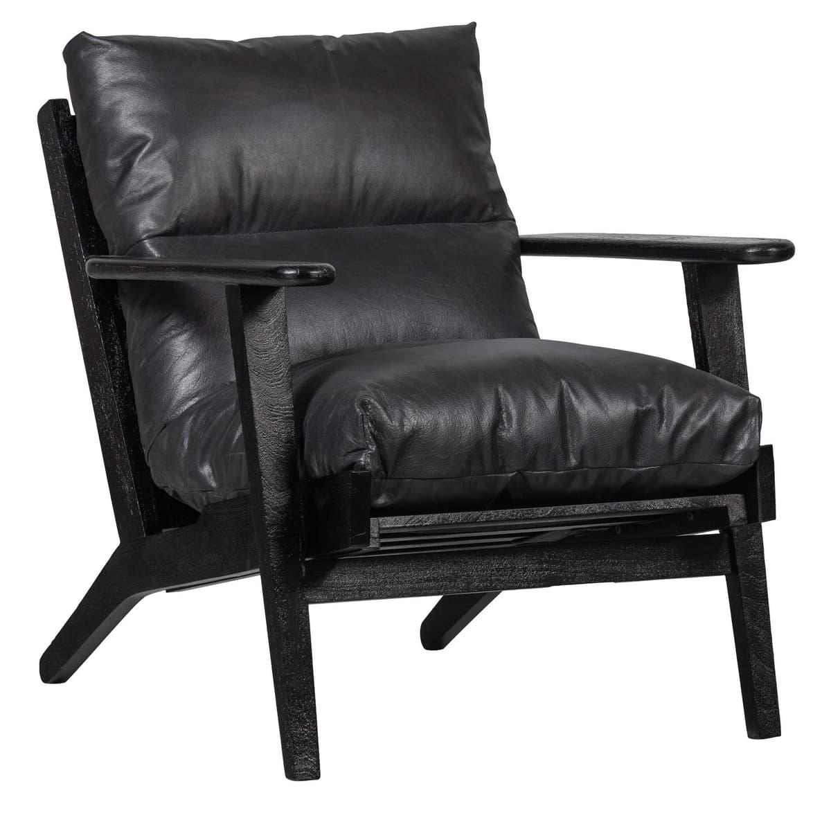 WOOOD Houston Fauteuil Zwart