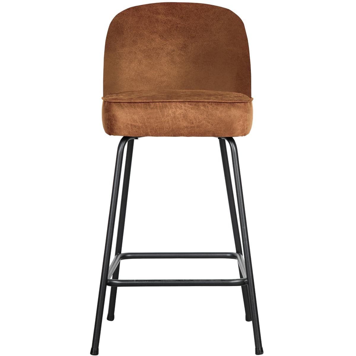 WOOOD Vogue Barkruk H65 Leer Cognac