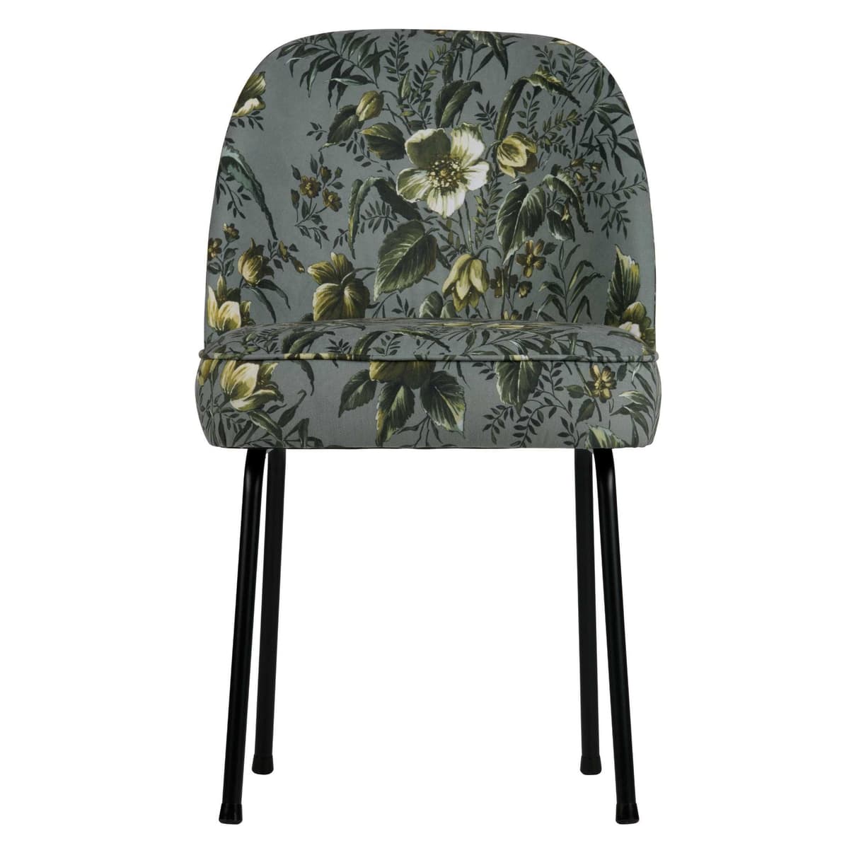 WOOOD Vogue Eetkamerstoel Fluweel Poppy Grijs