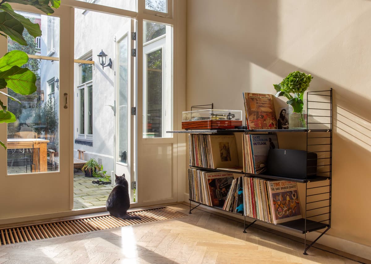 String Furniture Floor Side Panel 1-pack 115 X 30 Cm Zwart thumbnail 2