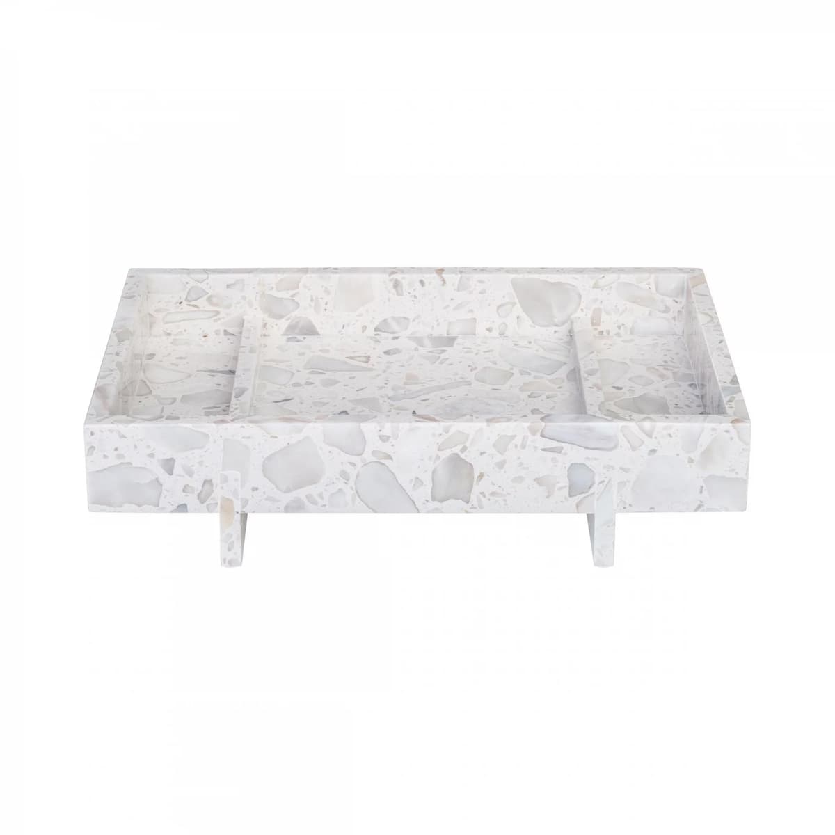 Blomus Abento Dienblad Marmer Wit