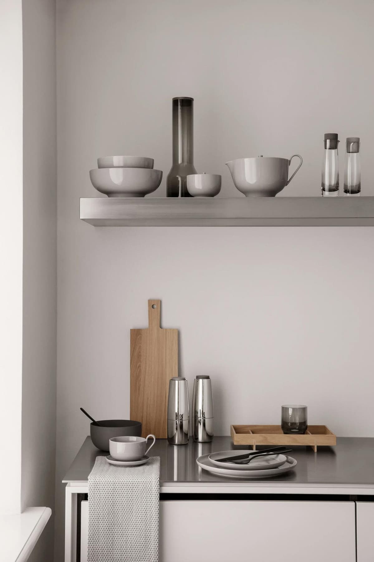 Blomus Abento Dienblad Medium Zwart thumbnail 3