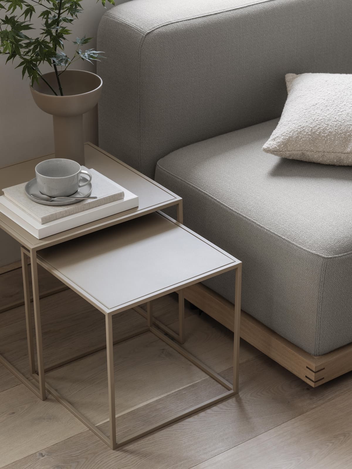 Blomus Boucle Kussenhoes 50x50 Rustique Brown thumbnail 4