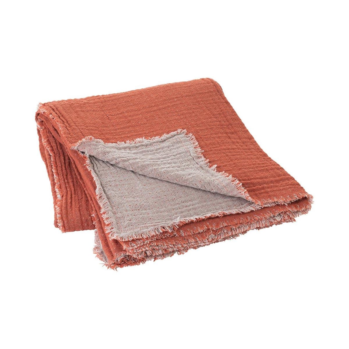Blomus Double Plaid 130x200 Rustique Brown