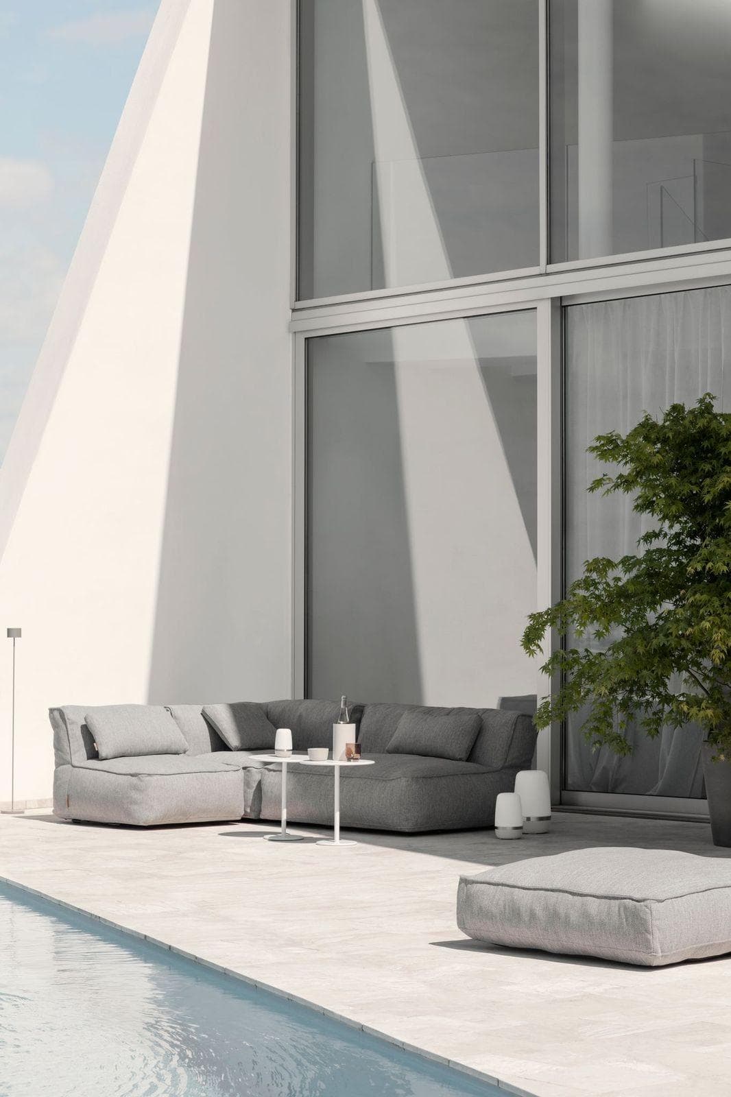 Blomus Grow Kussen 70x30 Coal thumbnail 4