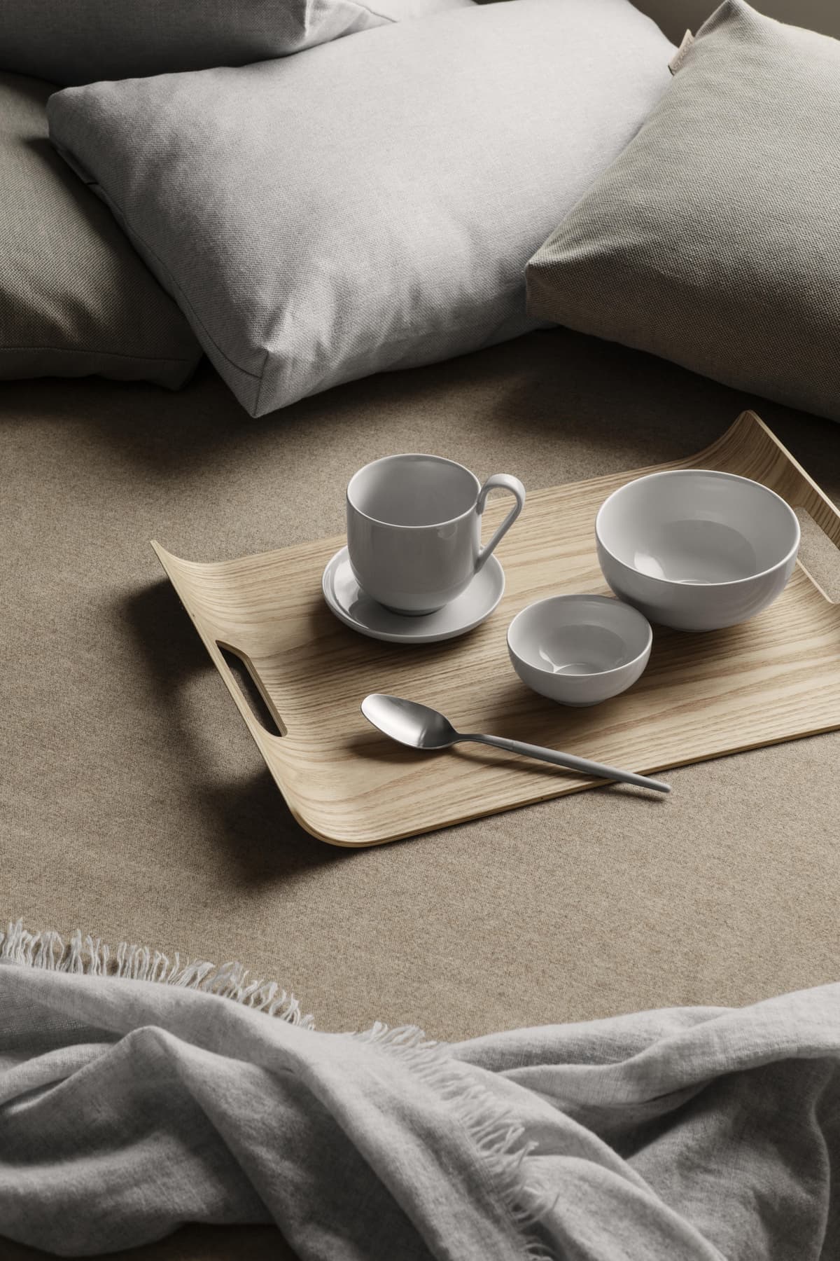 Blomus Merino Plaid 130x200 Sharkskin thumbnail 3