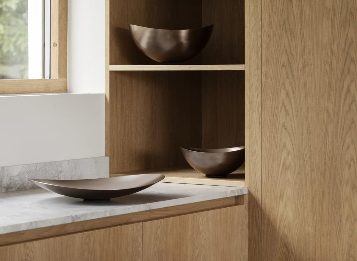 Blomus Ondea Schaal 23,5x24,5 Burned Metal thumbnail 4