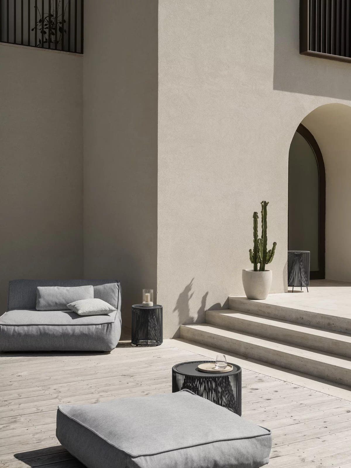 Blomus Rope Outdoor BijzettafelØ49 Coal thumbnail 2