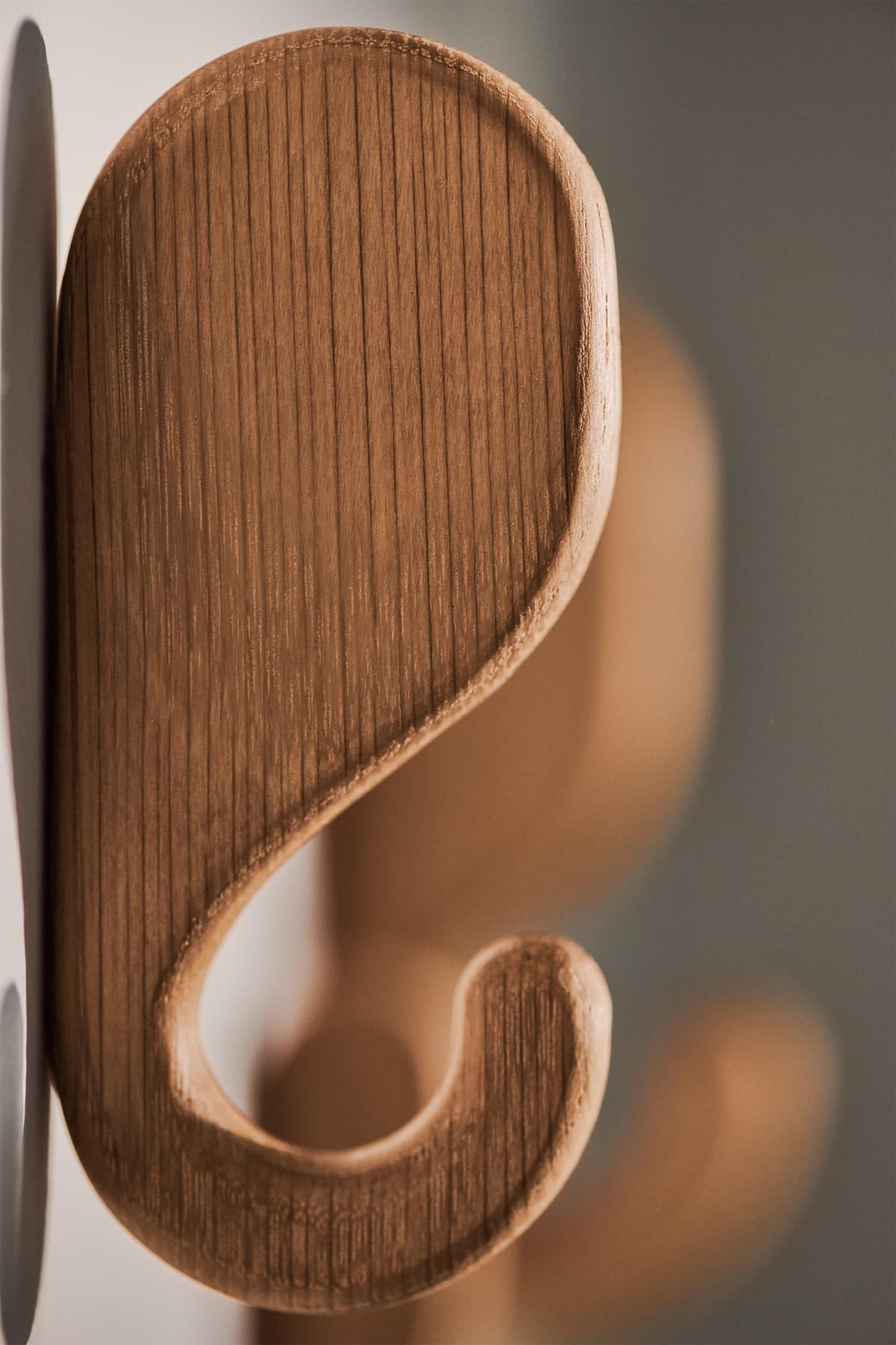 Bolia Nob Haak 14,5cm Donker Geolied Eiken thumbnail 2