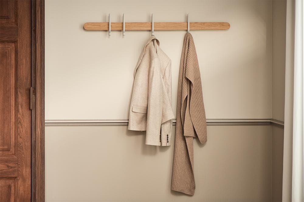 Bolia Nob Haak 8,5cm Set Van 2 Geolied Eiken thumbnail 3