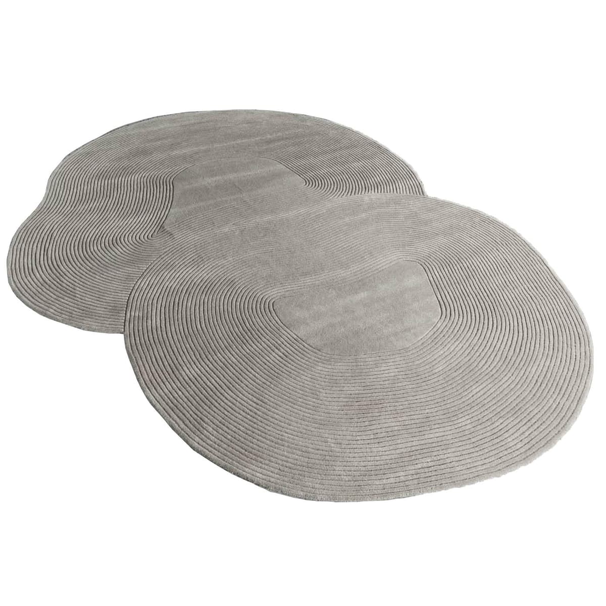 Bolia Zen Shaped Vloerkleed 300x400 Lichtgrijs