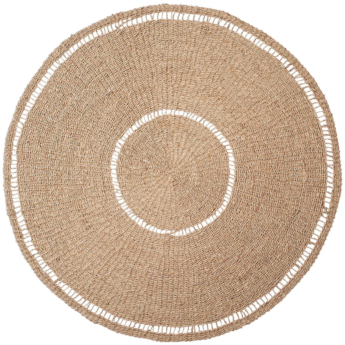 Broste Copenhagen Anina VloerkleedØ120 Naturel