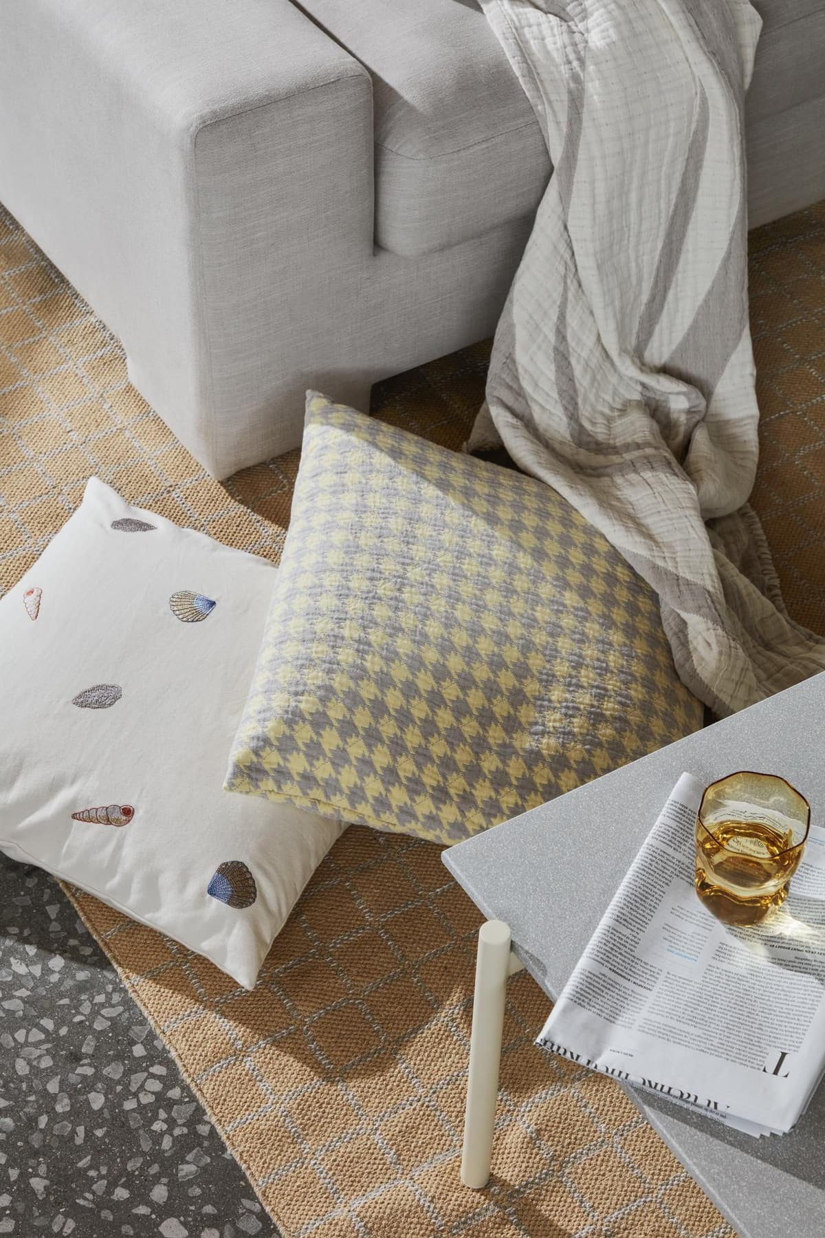 Broste Copenhagen Barley Plaid Warm Grey thumbnail 2