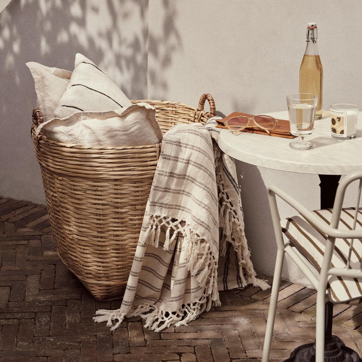 Broste Copenhagen Elly Plaid 130x160 Black/Natural thumbnail 2