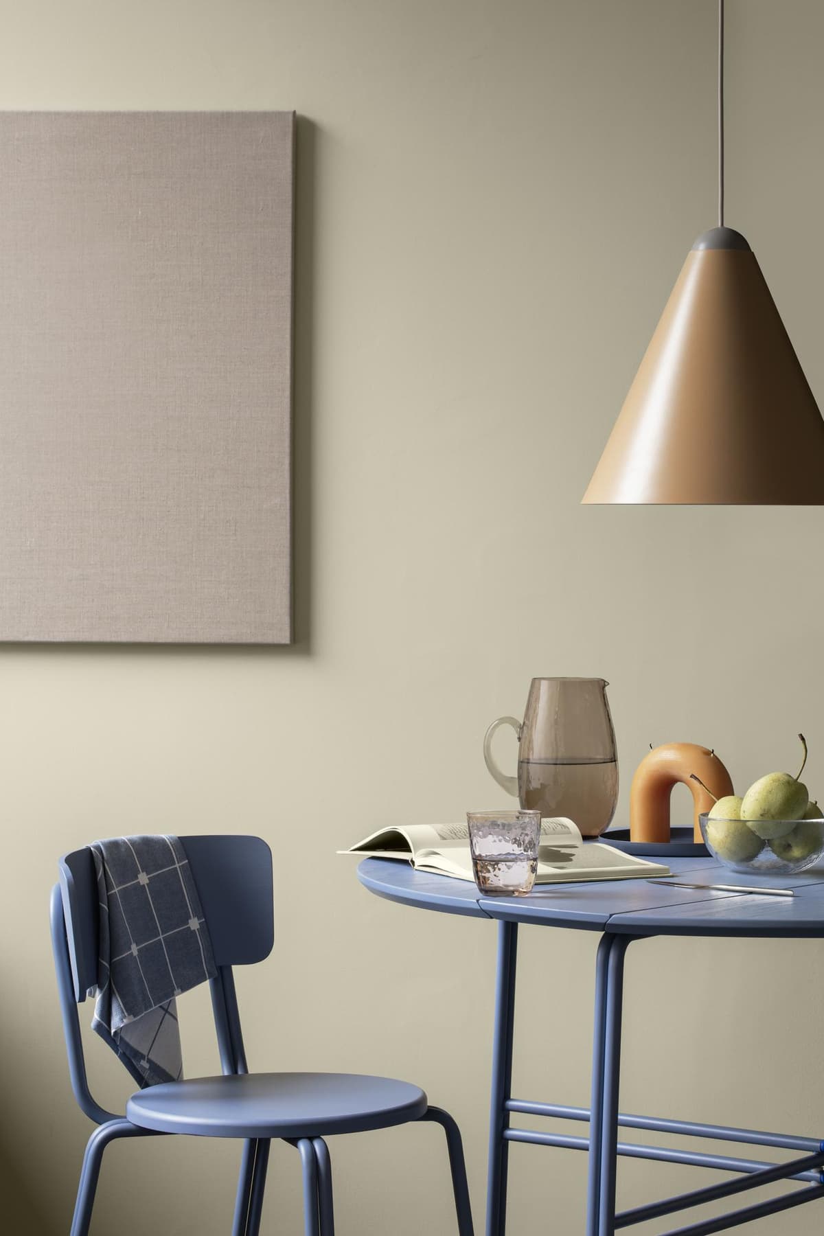 Broste Copenhagen Hammered Karaf 2L Blauw thumbnail 3