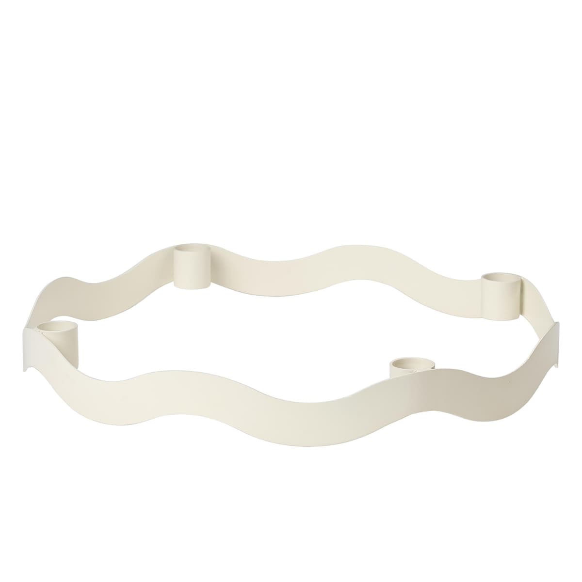 Broste Copenhagen Halo Kandelaar Warm Grey