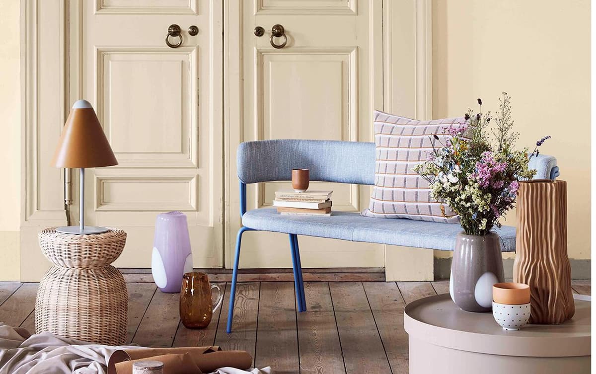 Broste Copenhagen Magny Vaas Medium Dark Blue thumbnail 3