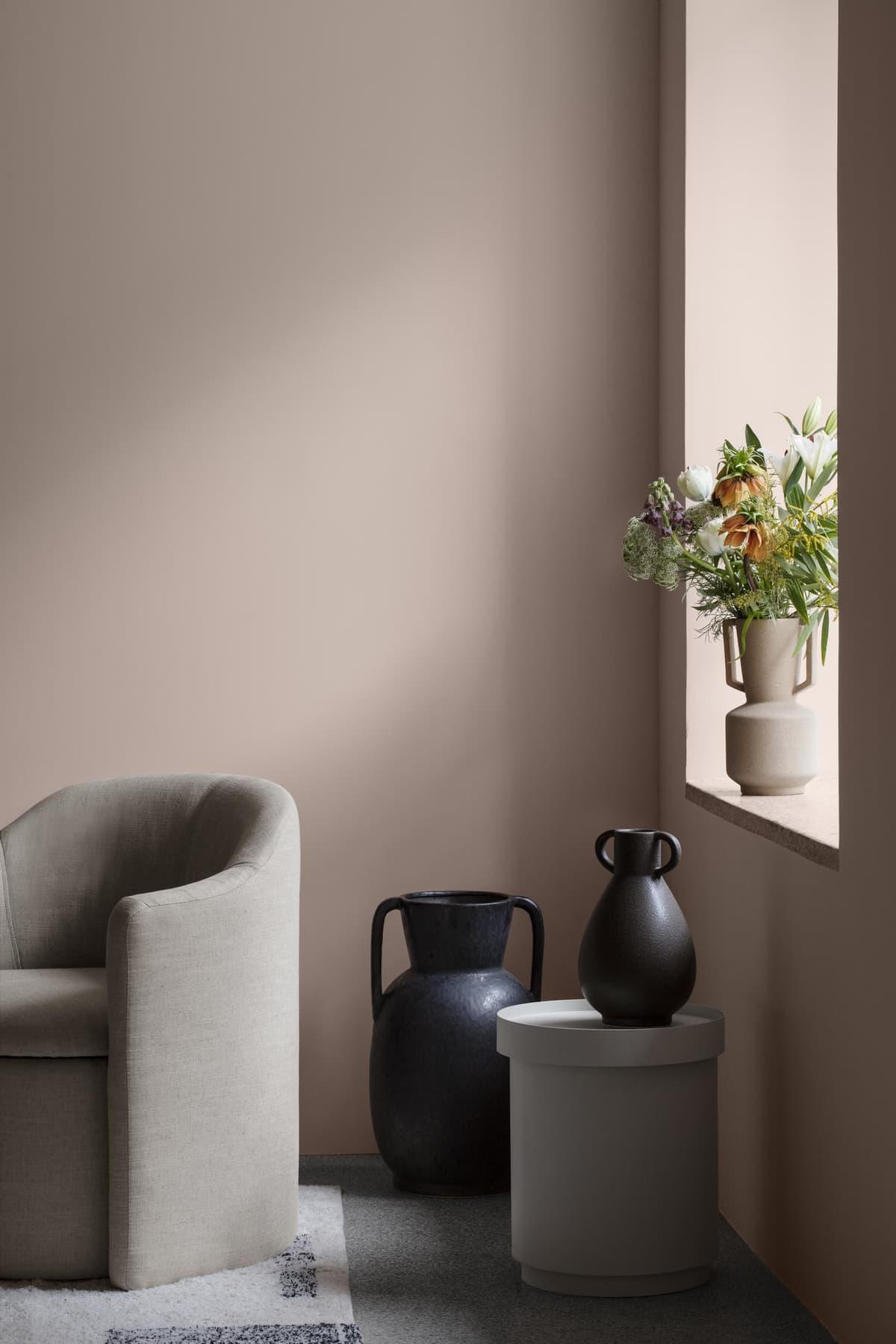 Broste Copenhagen Ninna BijzettafelØ35 Beige thumbnail 4