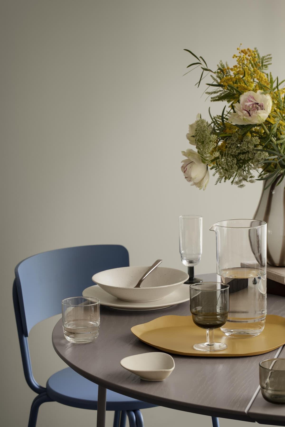 Broste Copenhagen Mie Dienblad 32x39 Castle Beige thumbnail 2