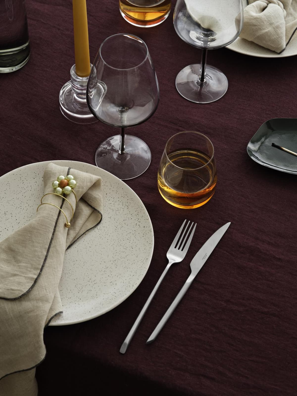 Broste Copenhagen Gracie Servet Dark Shadow thumbnail 3