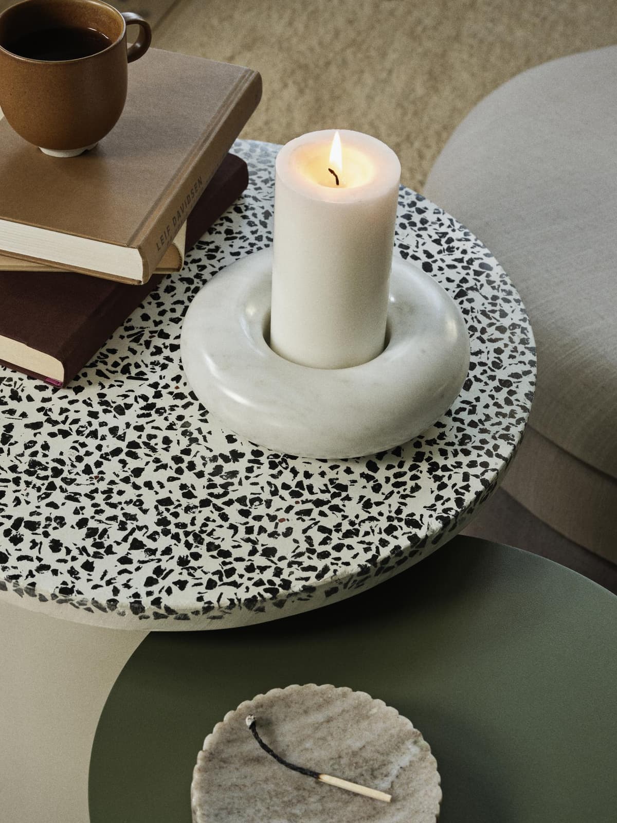 Broste Copenhagen Torus Kandelaar Black thumbnail 2