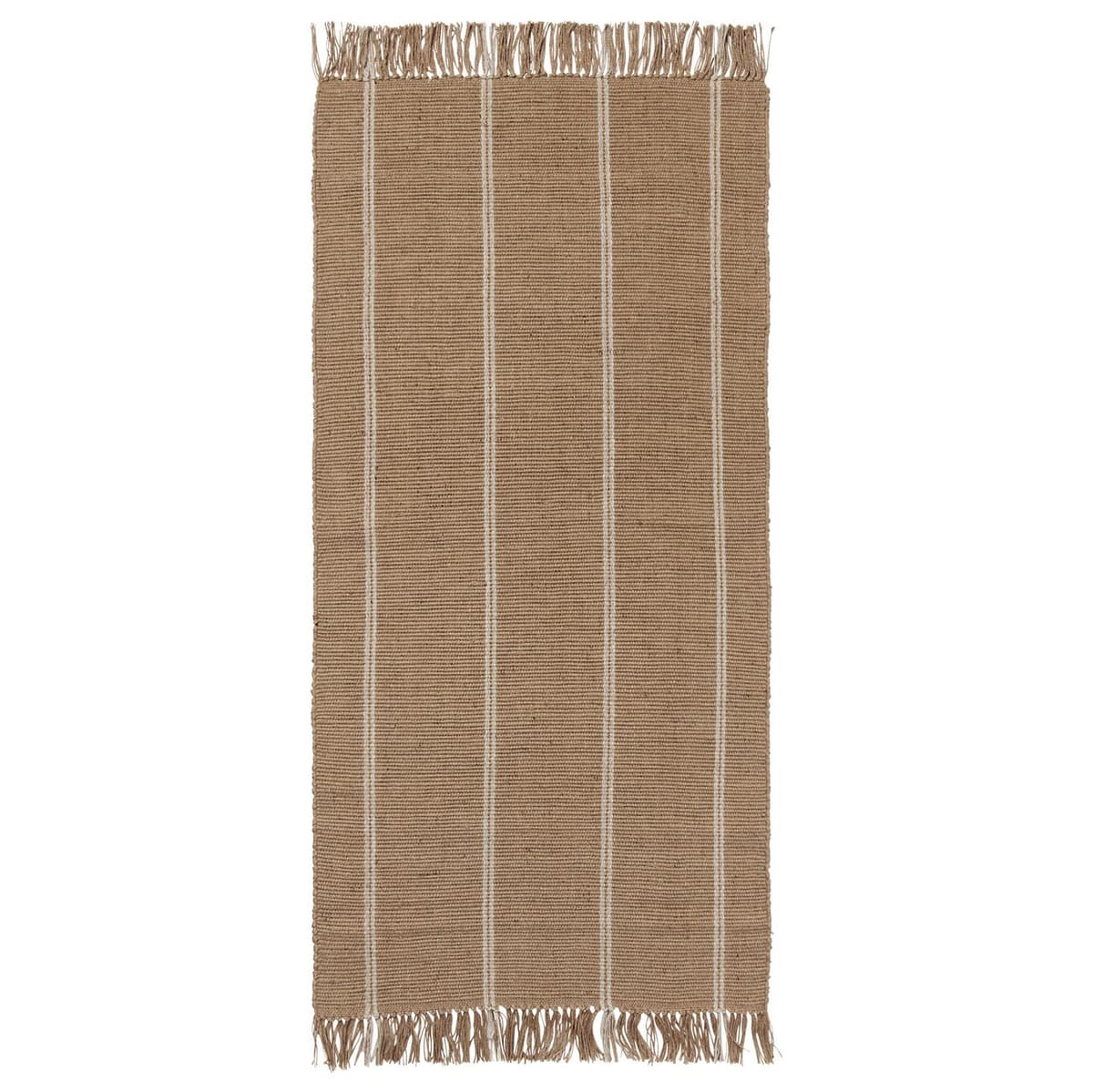 Broste Copenhagen Yuki Vloerkleed 140x70 Wit/naturel