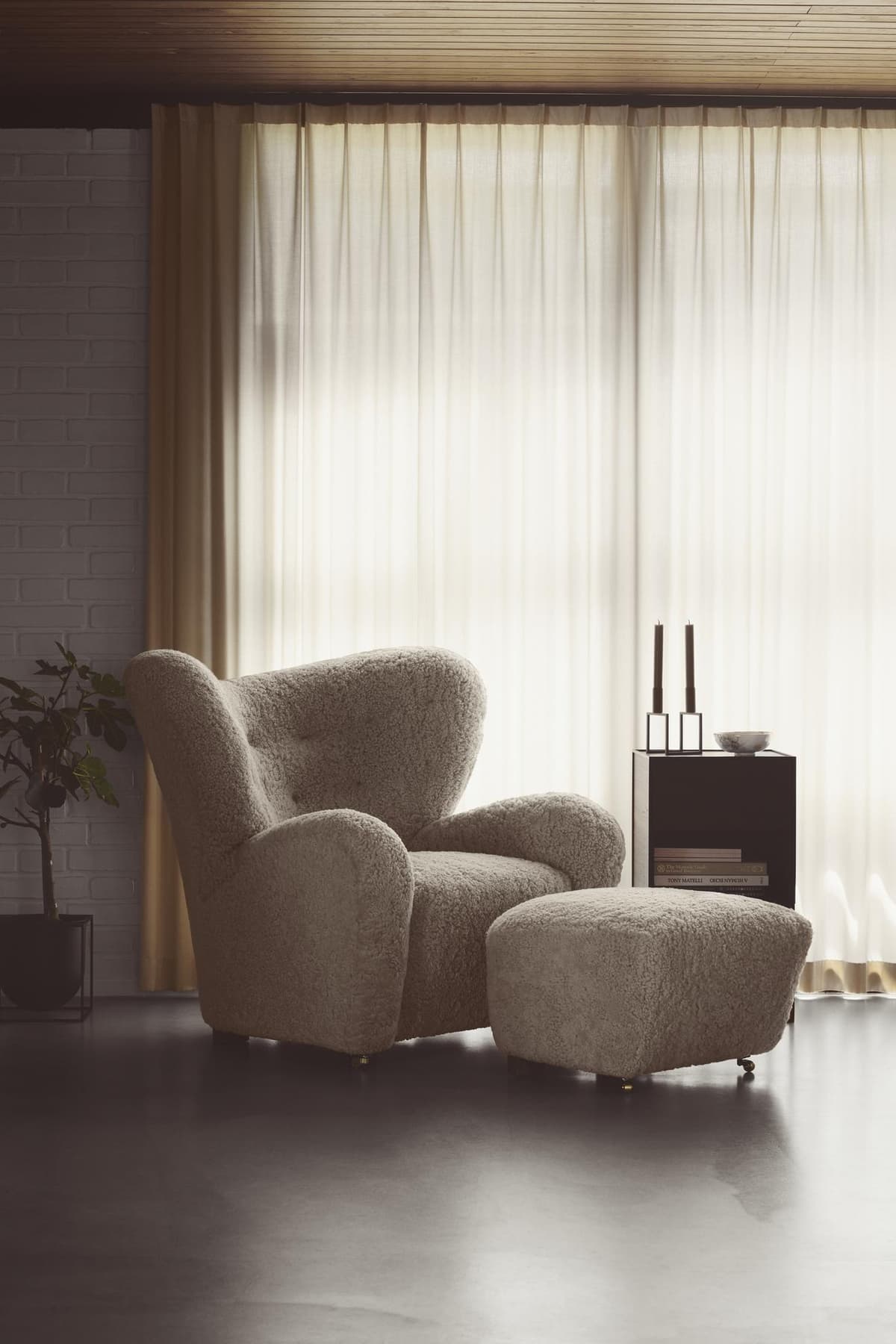 Audo Copenhagen Frame 35 Nachtkastje Met 2 Laden Lichtgrijs thumbnail 3