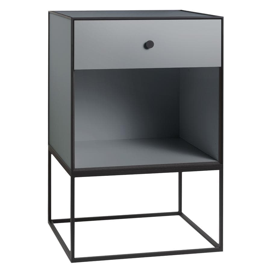 Audo Copenhagen Frame Nachtkastje 49 Met 1 Lade Lichtgrijs