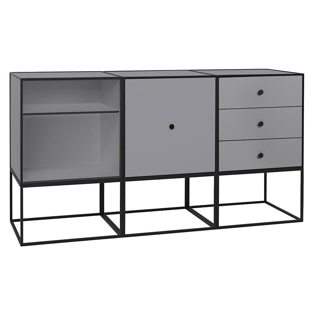 Audo Copenhagen Frame 49 Trio  Dressoir Donkergrijs