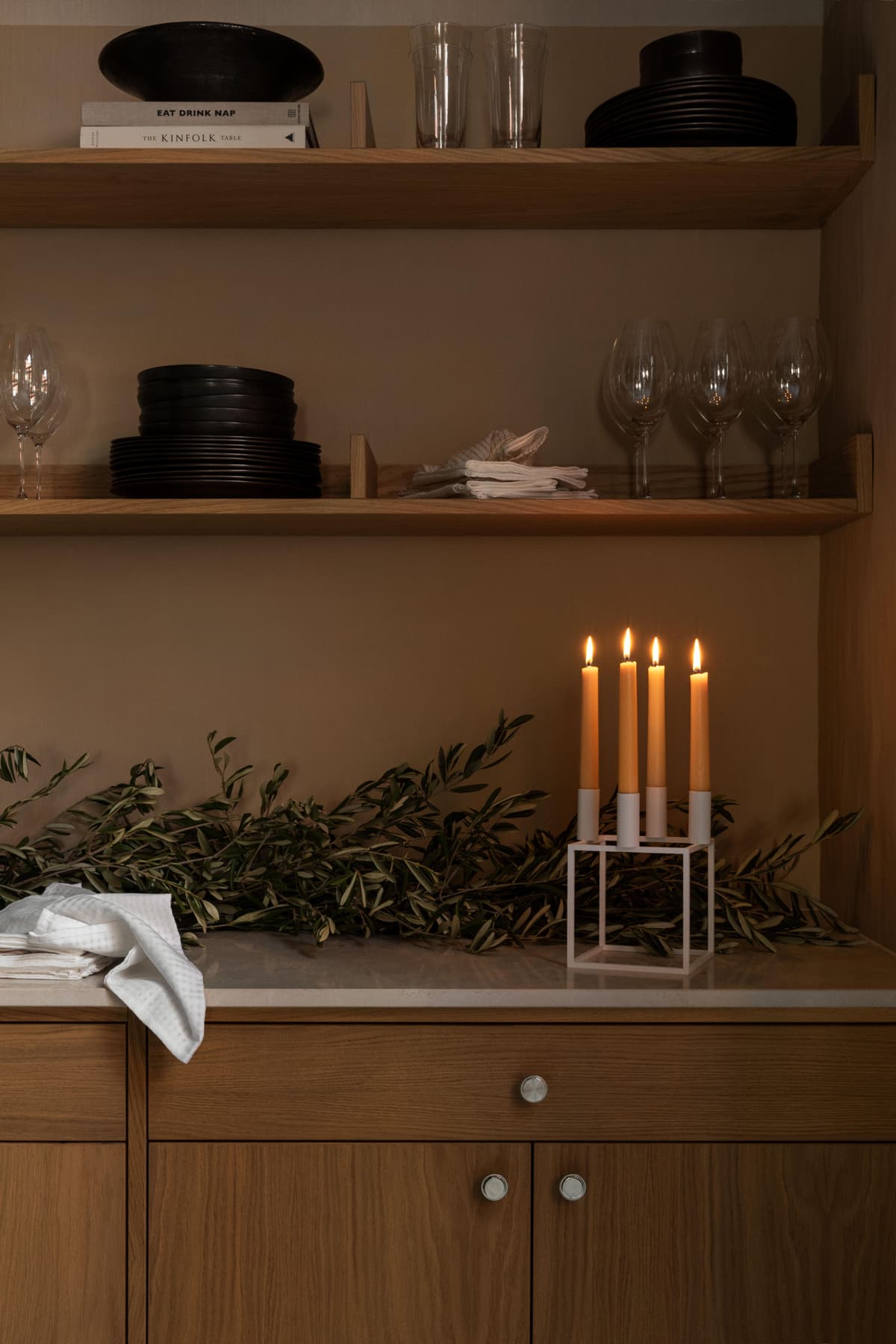 Audo Copenhagen Kubus 4 Kandelaar Olijf thumbnail 3