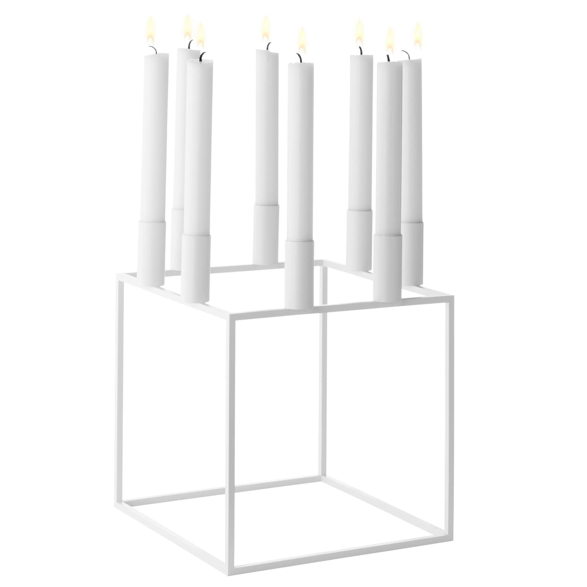 Audo Copenhagen Kubus 8 Kandelaar Wit