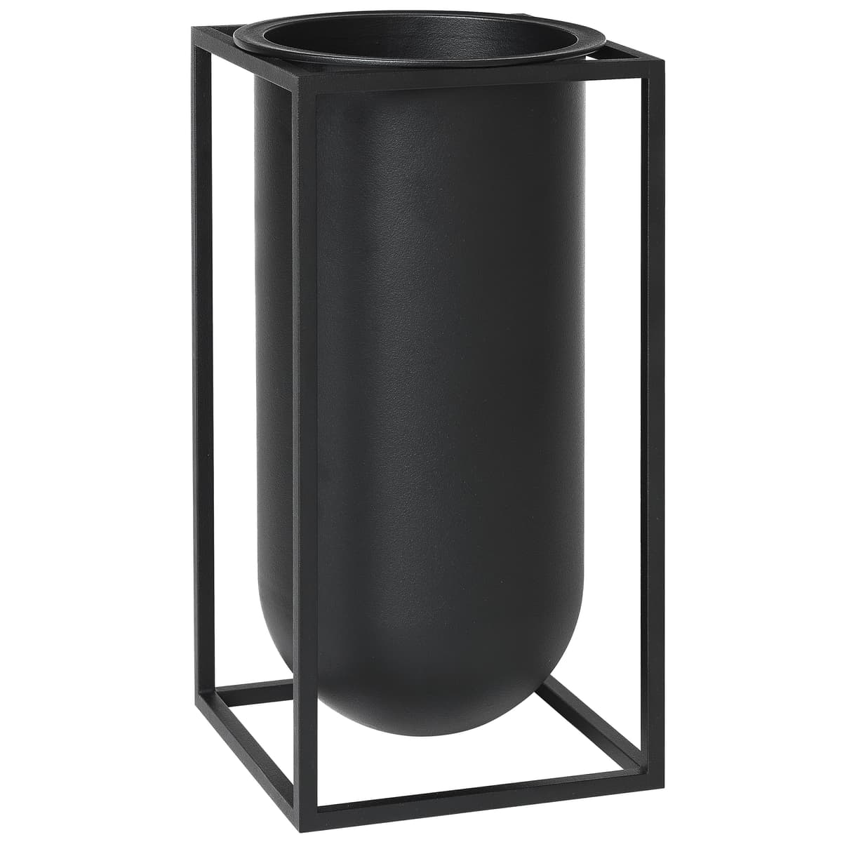 Audo Copenhagen Kubus Lolo Vaas Zwart