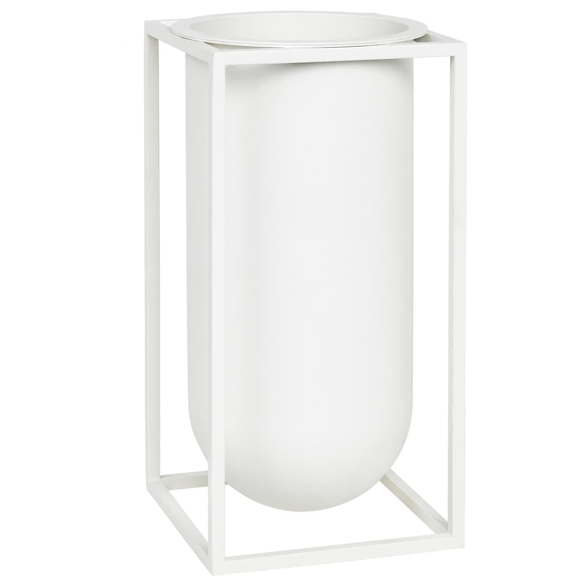 Audo Copenhagen Kubus Lolo Vaas Wit