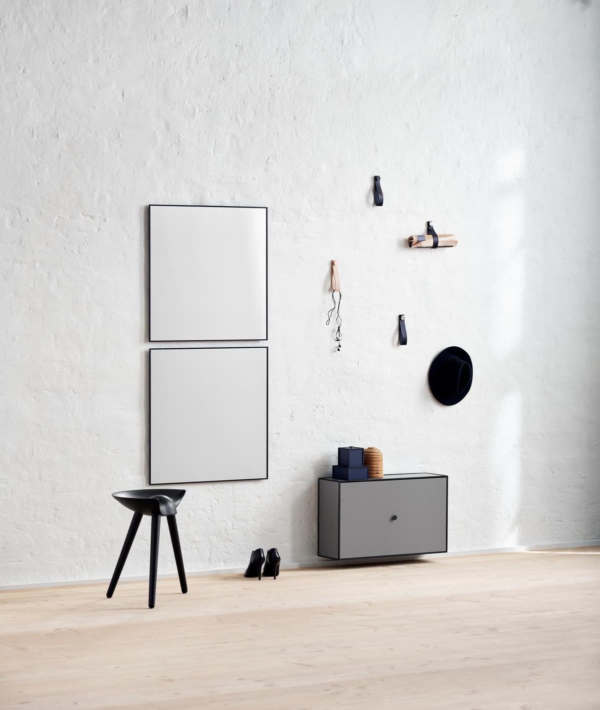 Audo Copenhagen View Spiegel 70x70 Zwart thumbnail 3