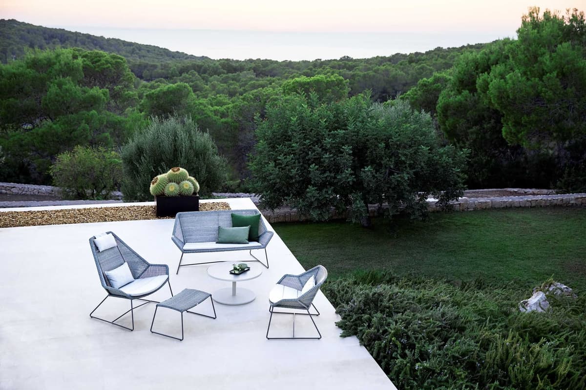 Cane-Line Breeze Voetenbank White Grey thumbnail 2