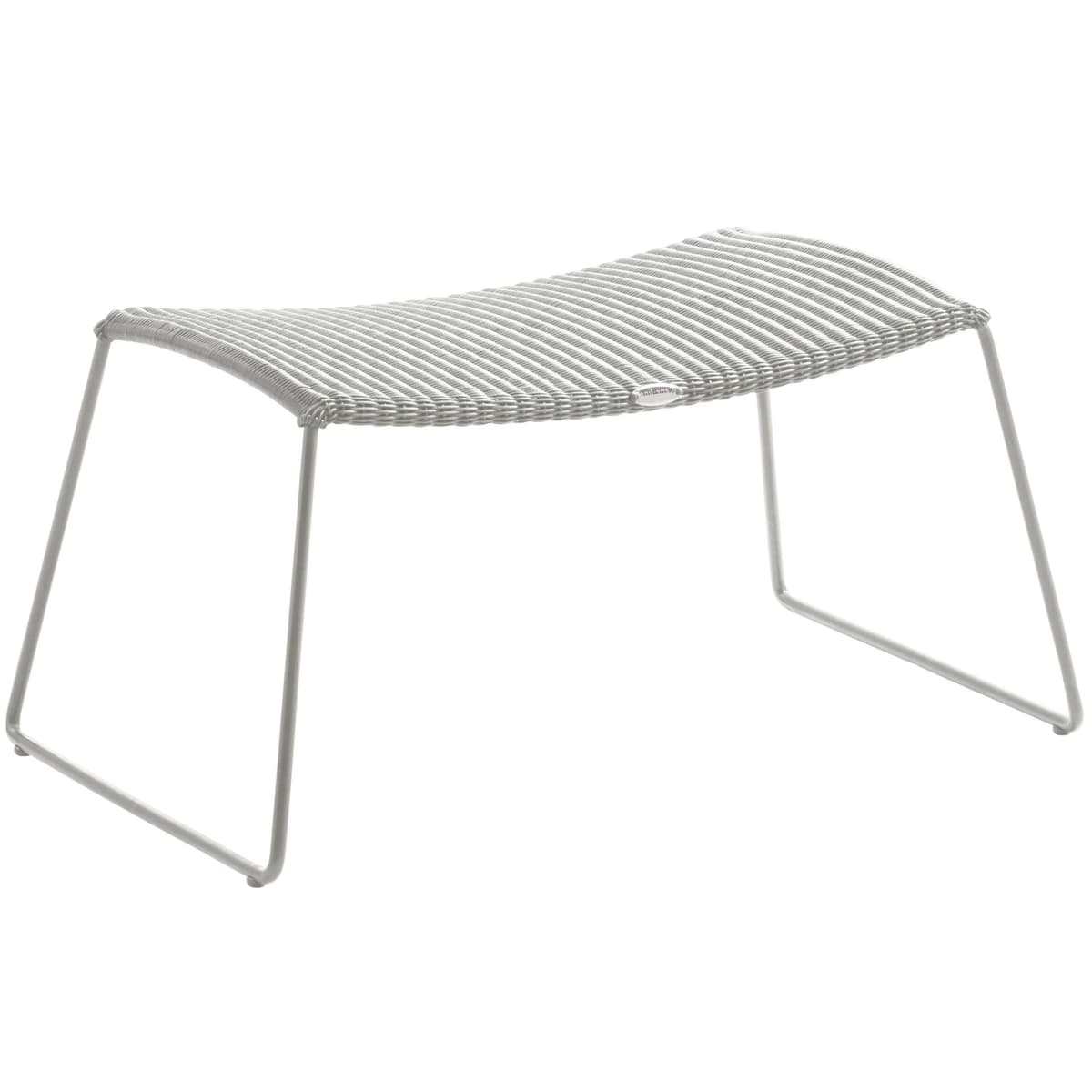 Cane-Line Breeze Voetenbank White Grey