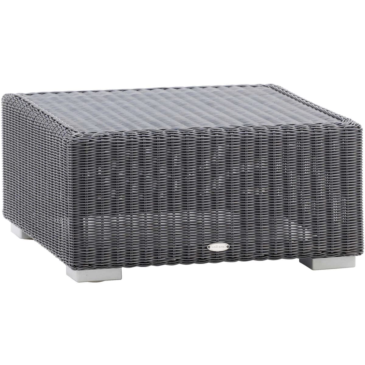 Cane-Line Chester Voetenbank Graphite