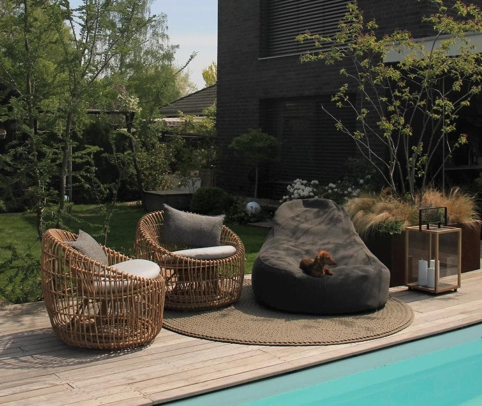 Cane-Line Cozy Fauteuil Zitzak Donkergrijs thumbnail 2