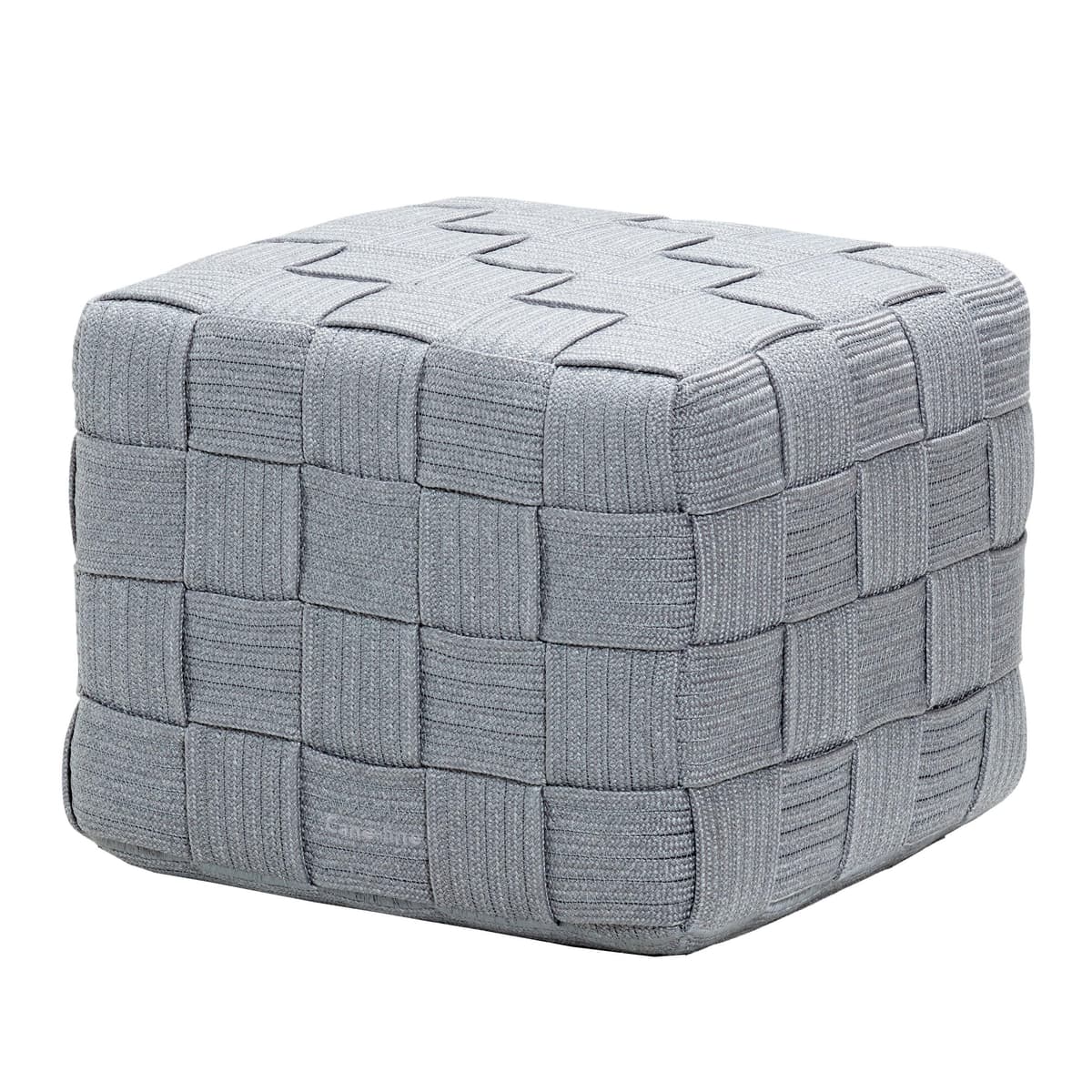 Cane-Line Cube Voetenbank 48x48 Lichtgrijs