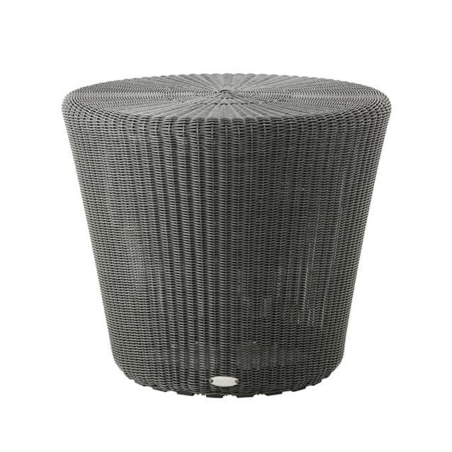 Cane-Line Kingston BijzettafelØ46 Grafiet