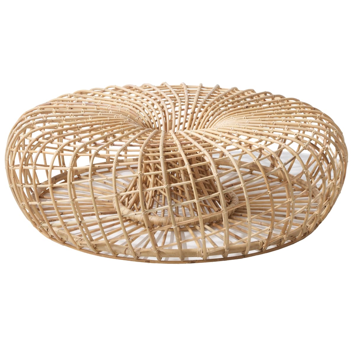 Cane-Line Nest Rattan HockerØ130 Indoor