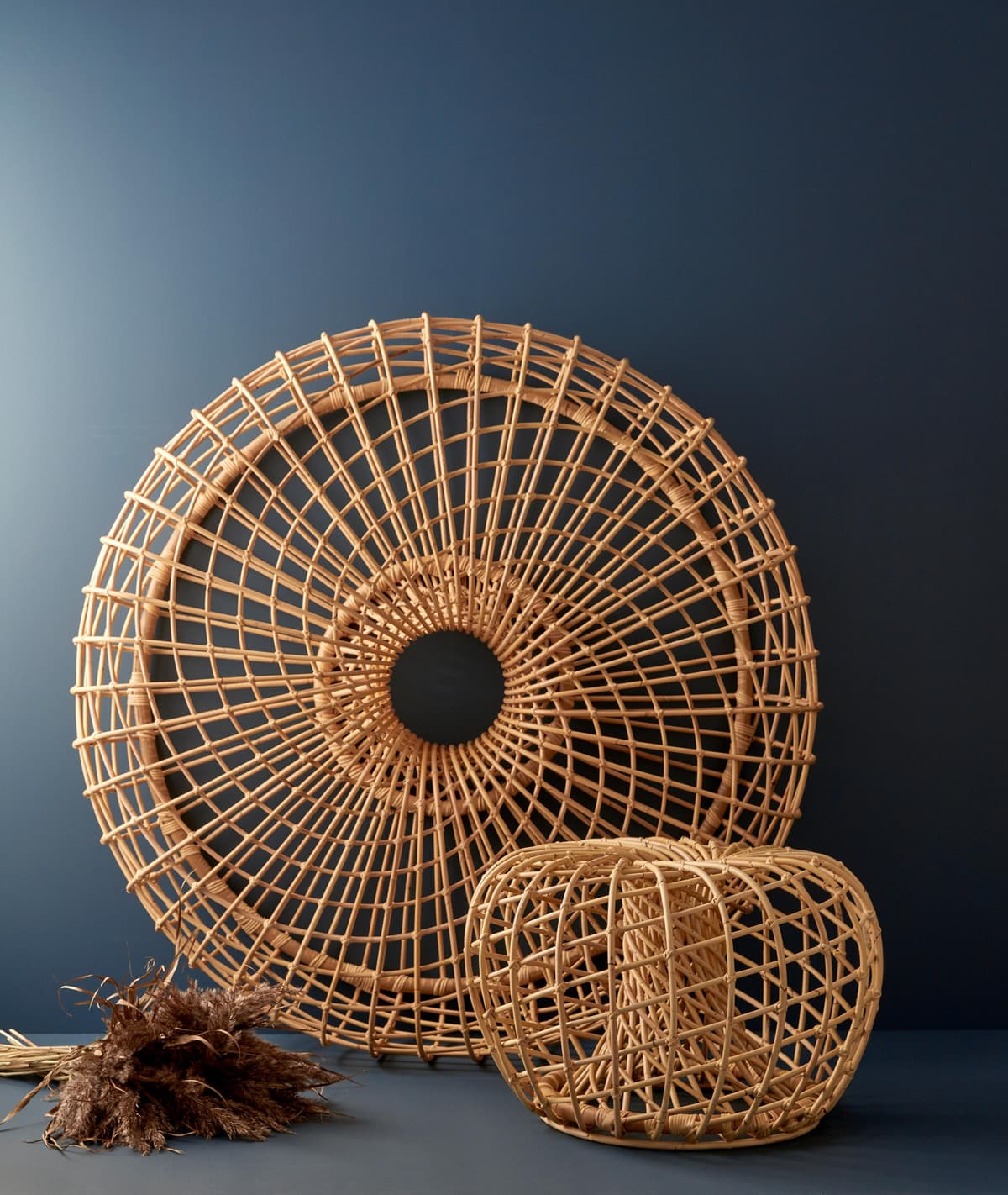 Cane-Line Nest Rattan HockerØ60 Indoor thumbnail 4