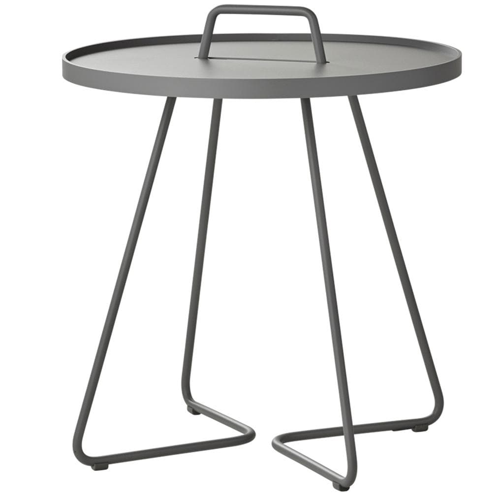 Cane-Line On-the-move Bijzettafel LØ52 Lichtgrijs