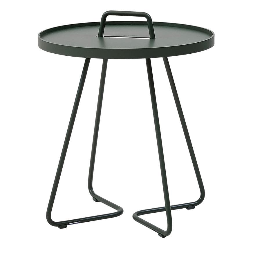 Cane-Line On-the-move Bijzettafel SØ44 Donkergroen