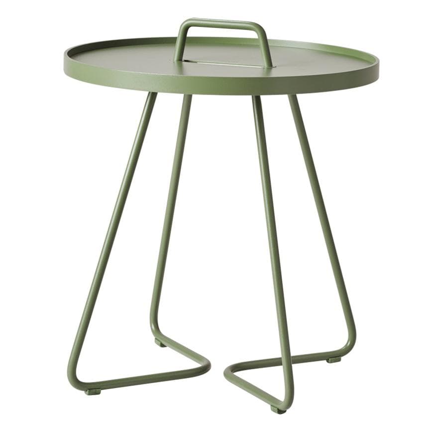 Cane-Line On-the-move Bijzettafel SØ44 Olijf Groen